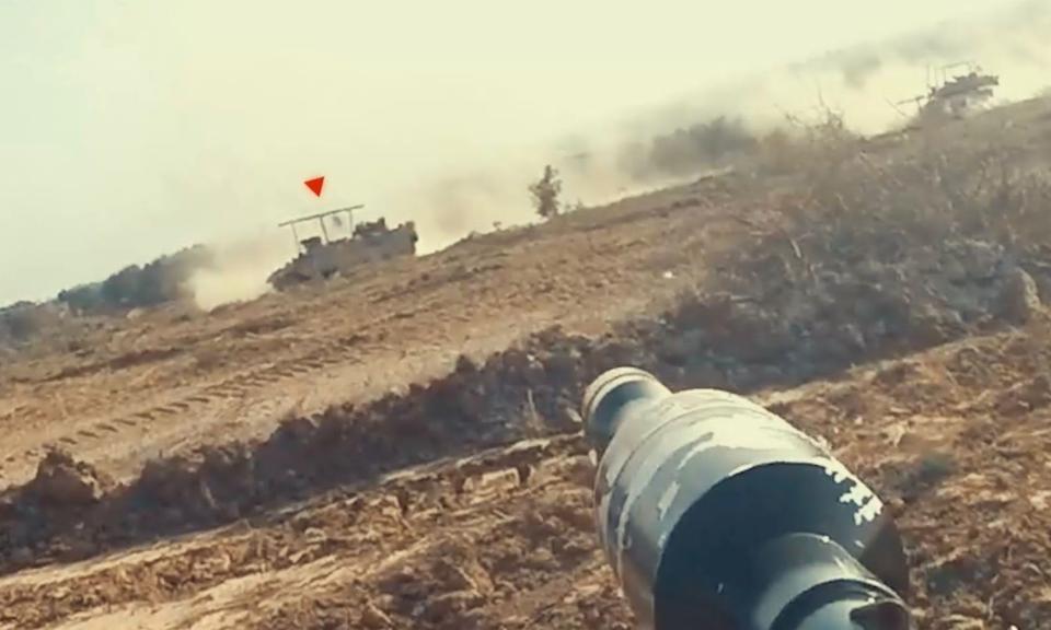 Hamas video Israeli tank RPG anti-tank