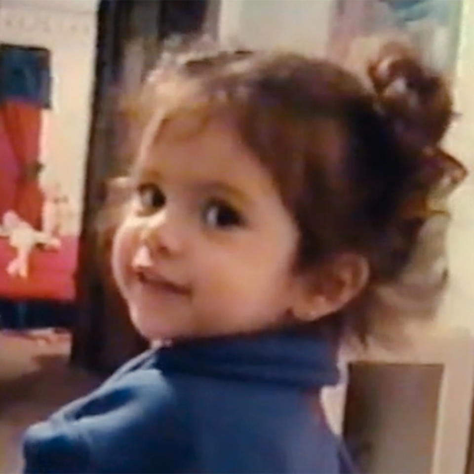 The trailer included some throwback footage of Gomez as a little girl. (Apple TV+)