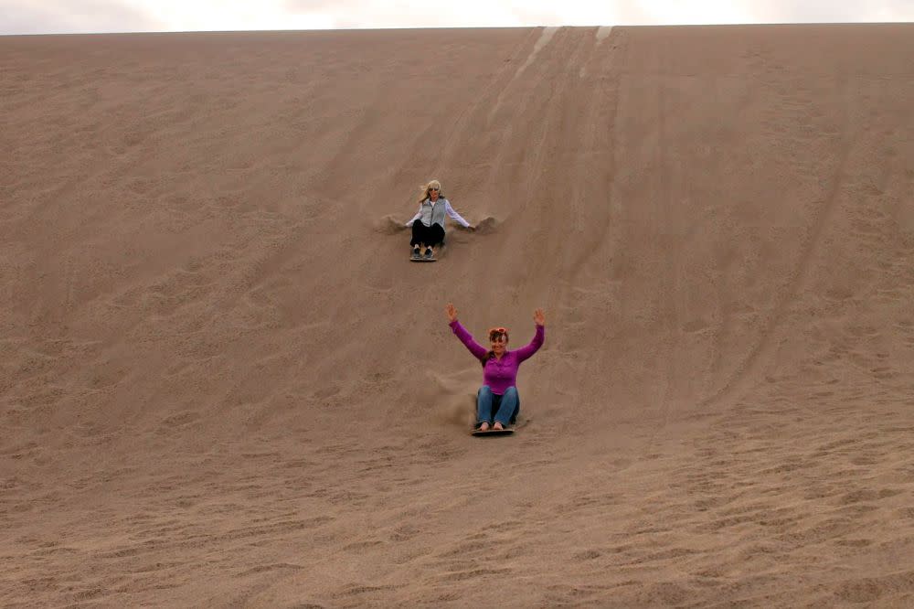 Sand Sledding, Great Sand Dunes National Park