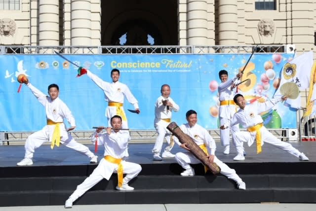  ▲太極門國粹文化劇場，以音樂及武術鼓勵人們以開懷的胸襟面對生活中的人事物。（記者李欣翻攝）