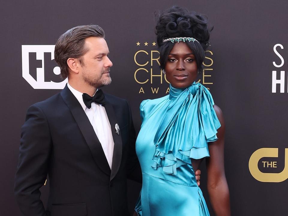 Joshua Jackson and Jodie Turner-Smith attend the 27th Annual Critics Choice Awards