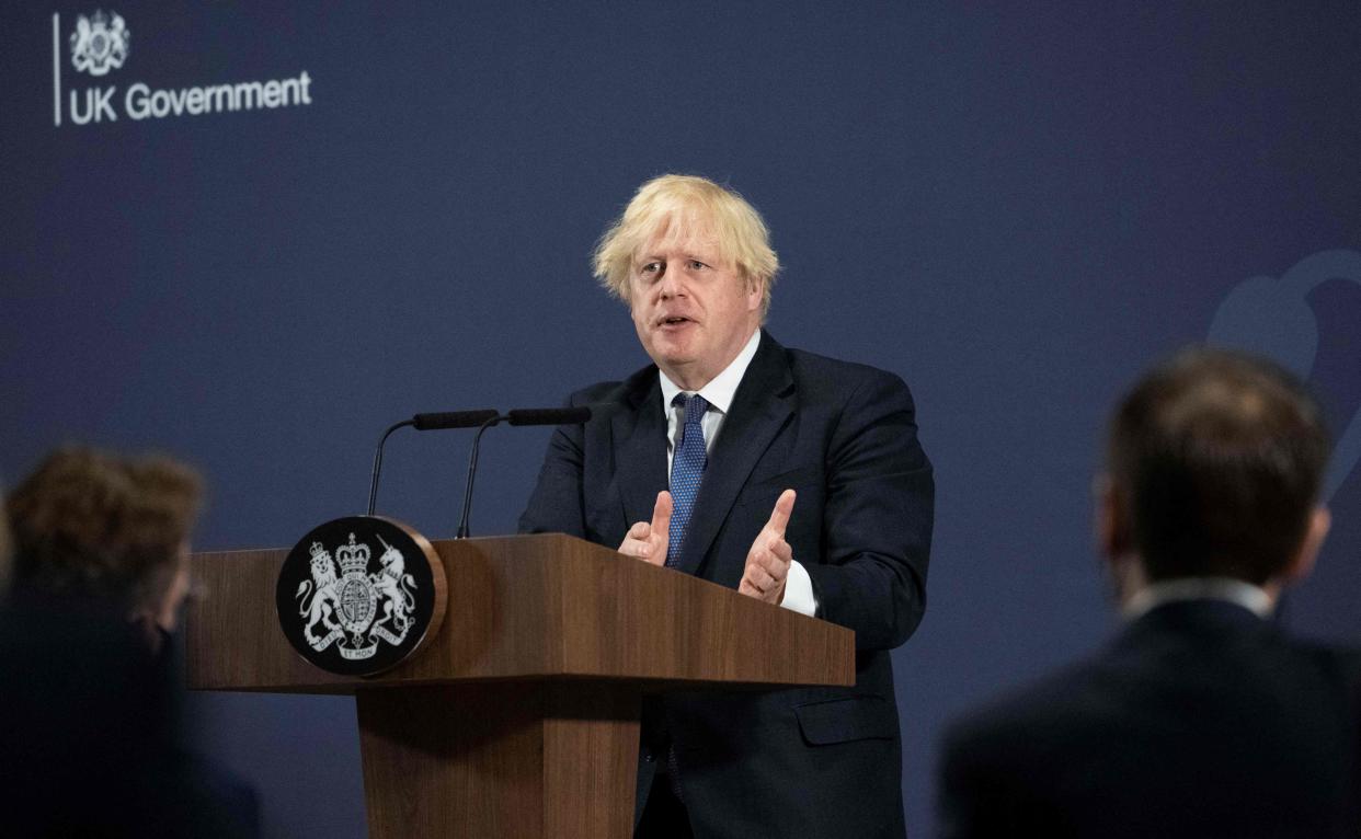 Boris Johnson has plenty of work to do over the climate crisis (AFP via Getty Images)