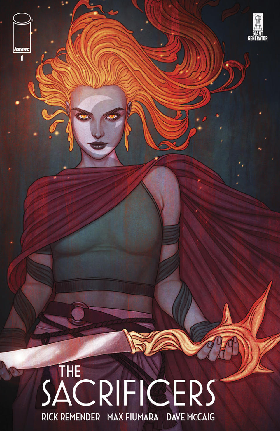 Jenny Frison's cover for The Sacrificers.
