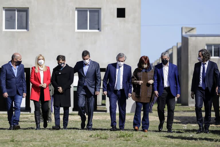 La última foto de la unidad de Fernández, Cristina y Kicillof