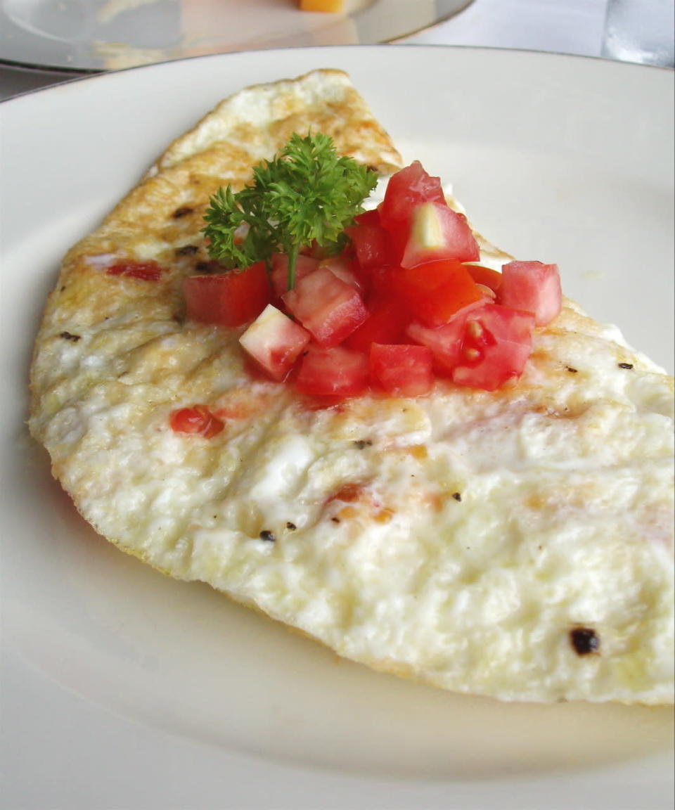 Egg white omelettes