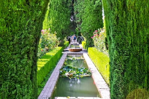 Generalife gardens - Credit: istock