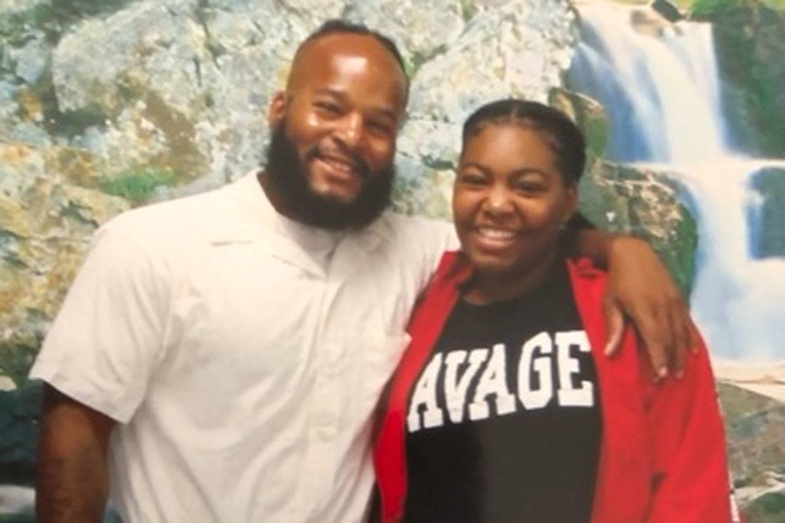 Kevin Johnson and daughter. Kevin Johnson pictured with his 19-year-old daughter Corionsa “Khorry” Ramey.