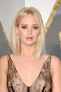 <br><b>4. Jennifer Lawrence's bright blonde</b><br><br><b><a rel="nofollow" href="https://au.lifestyle.yahoo.com/marie-claire/fashion/red-carpet/g/30954993/2016-oscars-red-carpet-fashion/" data-ylk="slk:RELATED: 2016 Oscars Red Carpet Fashion;elm:context_link;itc:0;sec:content-canvas" class="link ">RELATED: 2016 Oscars Red Carpet Fashion </a></b>