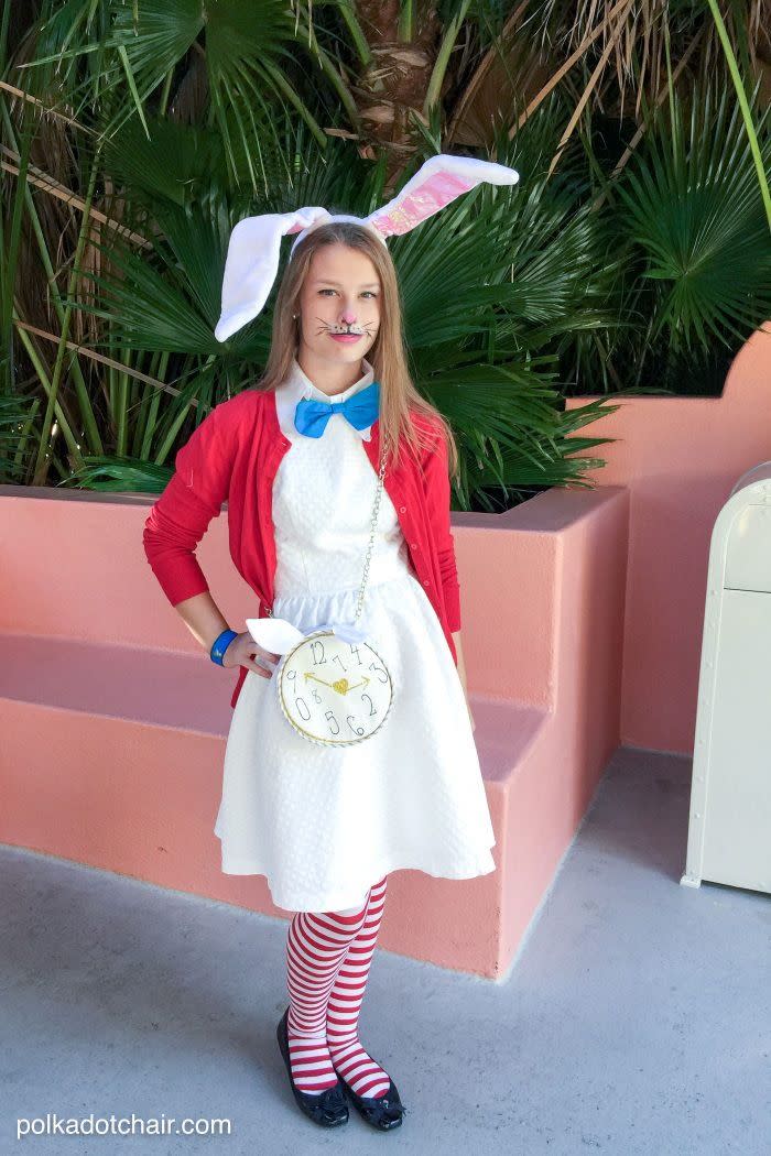 Teen White Rabbit Costume