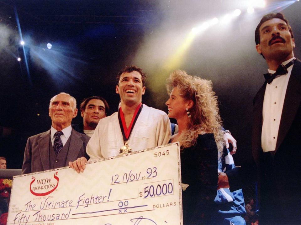 Jiu-jitsu black belt Royce Gracie receives $50,000 after becoming 'The Ultimate Fighter' (Getty)