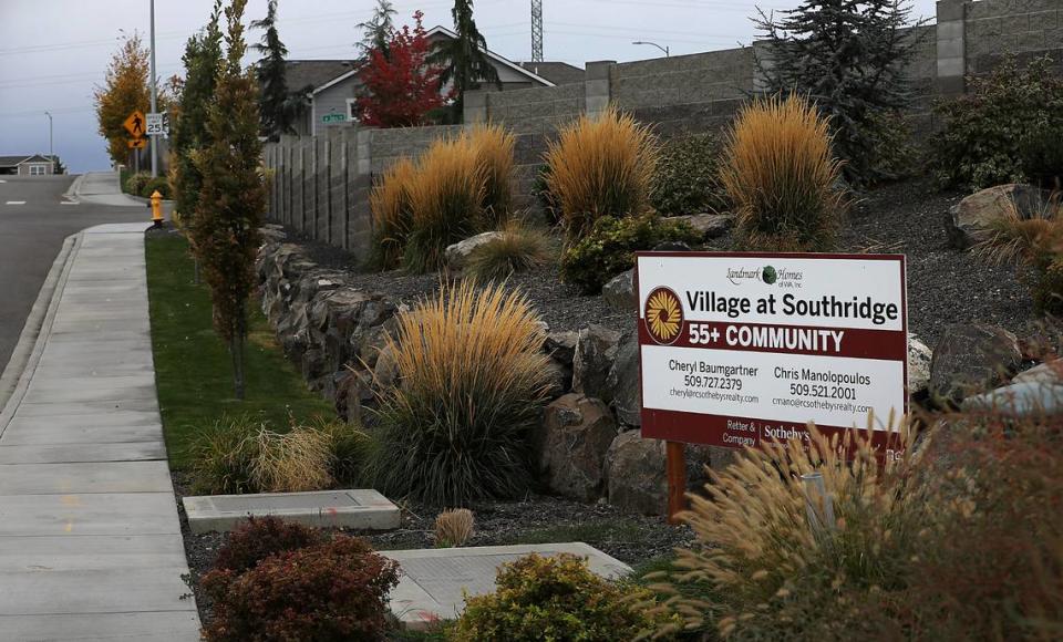 The Village at Southridge on South Sherman Street near West 38th Avenue is a 55+ Community housing development in Kennewick.