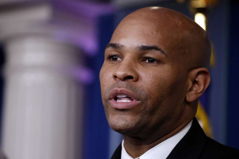 美國公衛總監（Surgeon General）亞當斯（Jerome Adams）（AP）