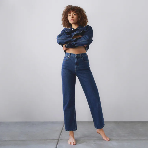 Everlane's newest jeans are their highest and most flattering fit ever