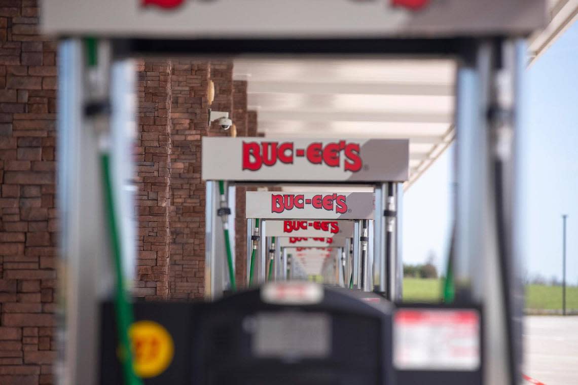 The new Buc-ee’s travel center in Richmond opened in April with 120 gas pumps.