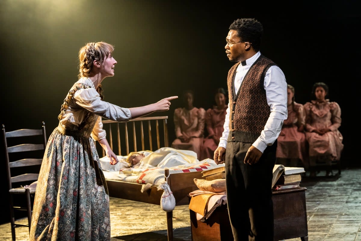 Erin Doherty and Fisayo Akinade in The Crucible  (Johan Persson)