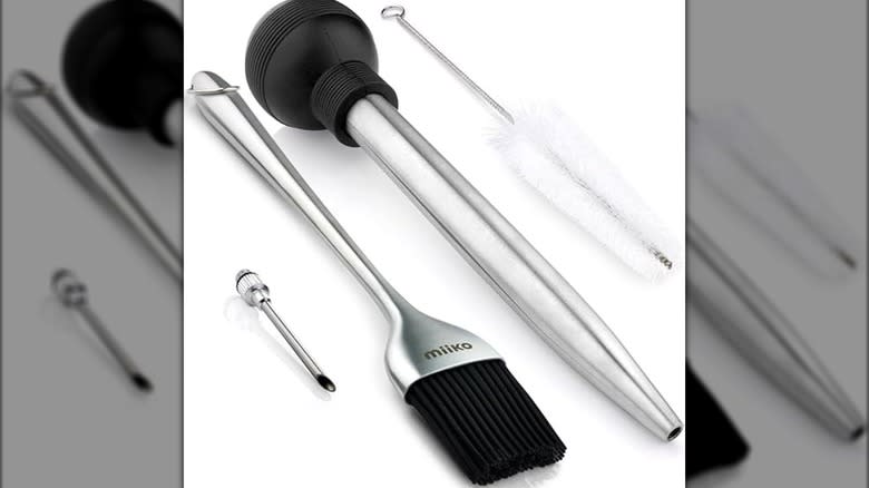 steel baster brush needle set 