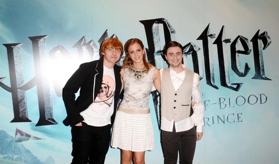 Rupert Grint, Emma Watson and Daniel Radcliffe have issued statements in support of the trans community (PA Archive)