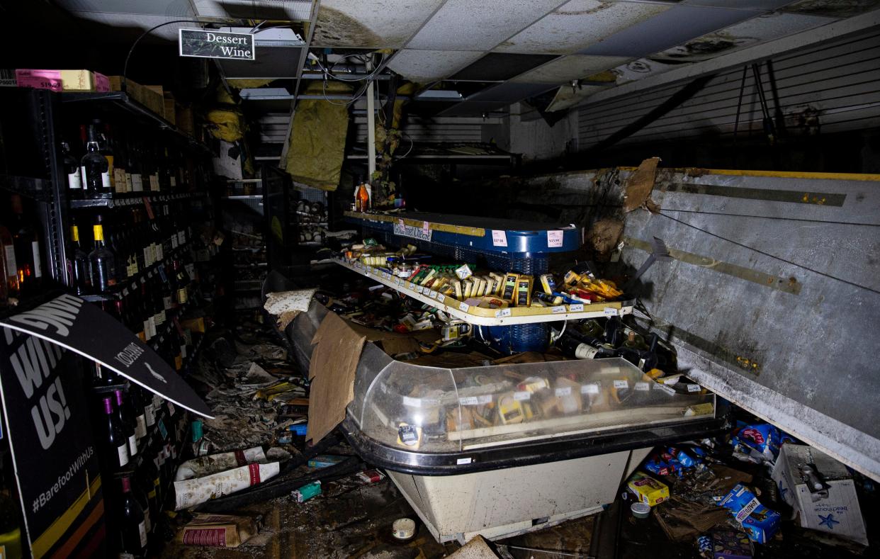 Bailey's General Store on Sanibel was destroyed after it was flooded by Hurricane Ian. The plan is to tear down the existing building and re-open in a new building that will be raised.