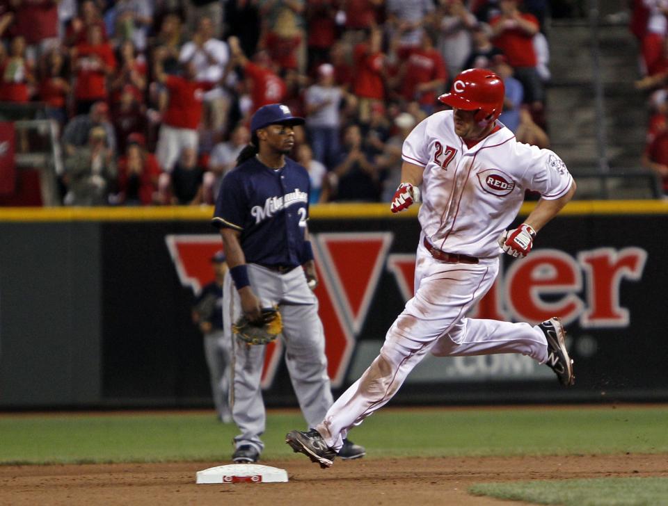 Scott Rolen played 3 1/2 seasons with the Reds, the final years of his career, which included an All-Star appearance in 2010.