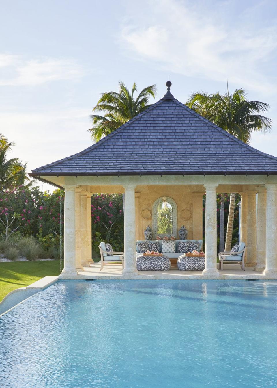 bakers bay bahamas estate pool pavilion