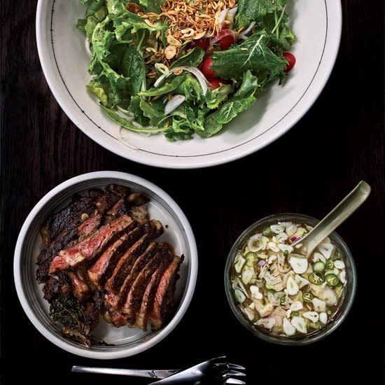 Baby Kale and Steak Salad