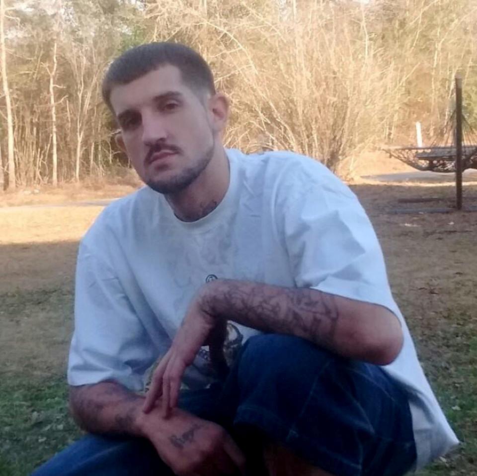 Brad Fitch, here in 2016, was stabbed to death by two gang members at Wilkinson County Correctional Facility in Woodville, Miss., in 2018.
