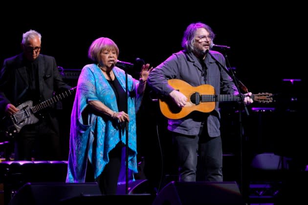 Mavis Staples and Jeff Tweedy perform at Mavis Staples' 85th: All-Star Birthday Celebration at YouTube Theater on April 18, 2024 in Inglewood, California - Credit: Taylor Hill/Getty Images for Blackbird Presents and Live Nation