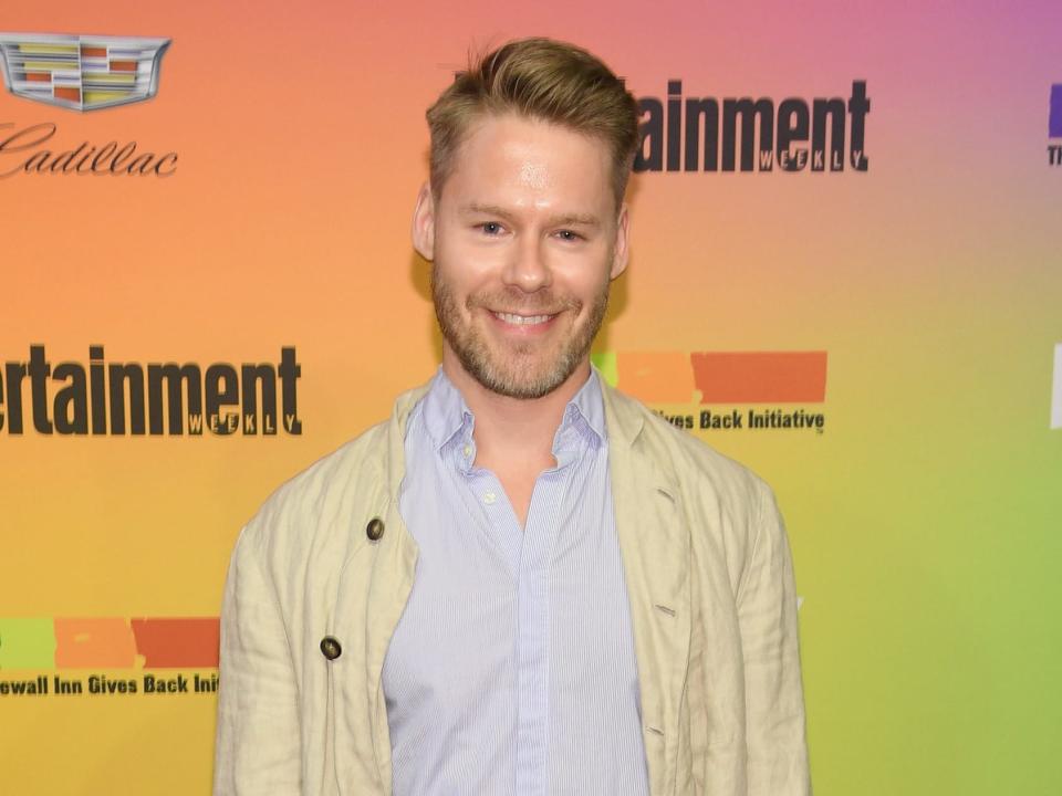 an older Randy Harrison in 2019 dressed in jeans and a t-shirt