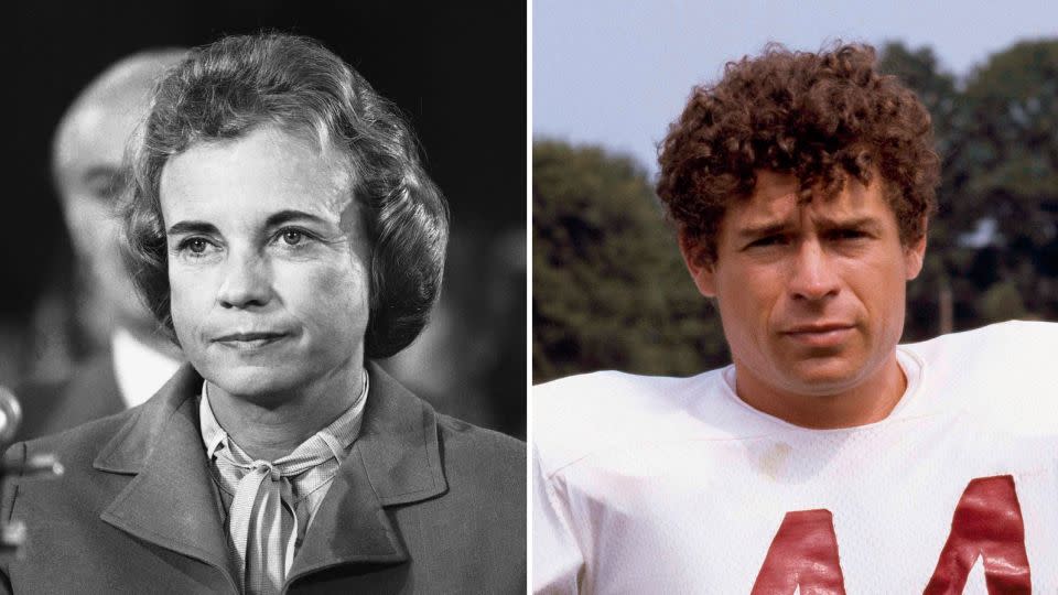 Sandra Day O'Connor and John Riggins - AP