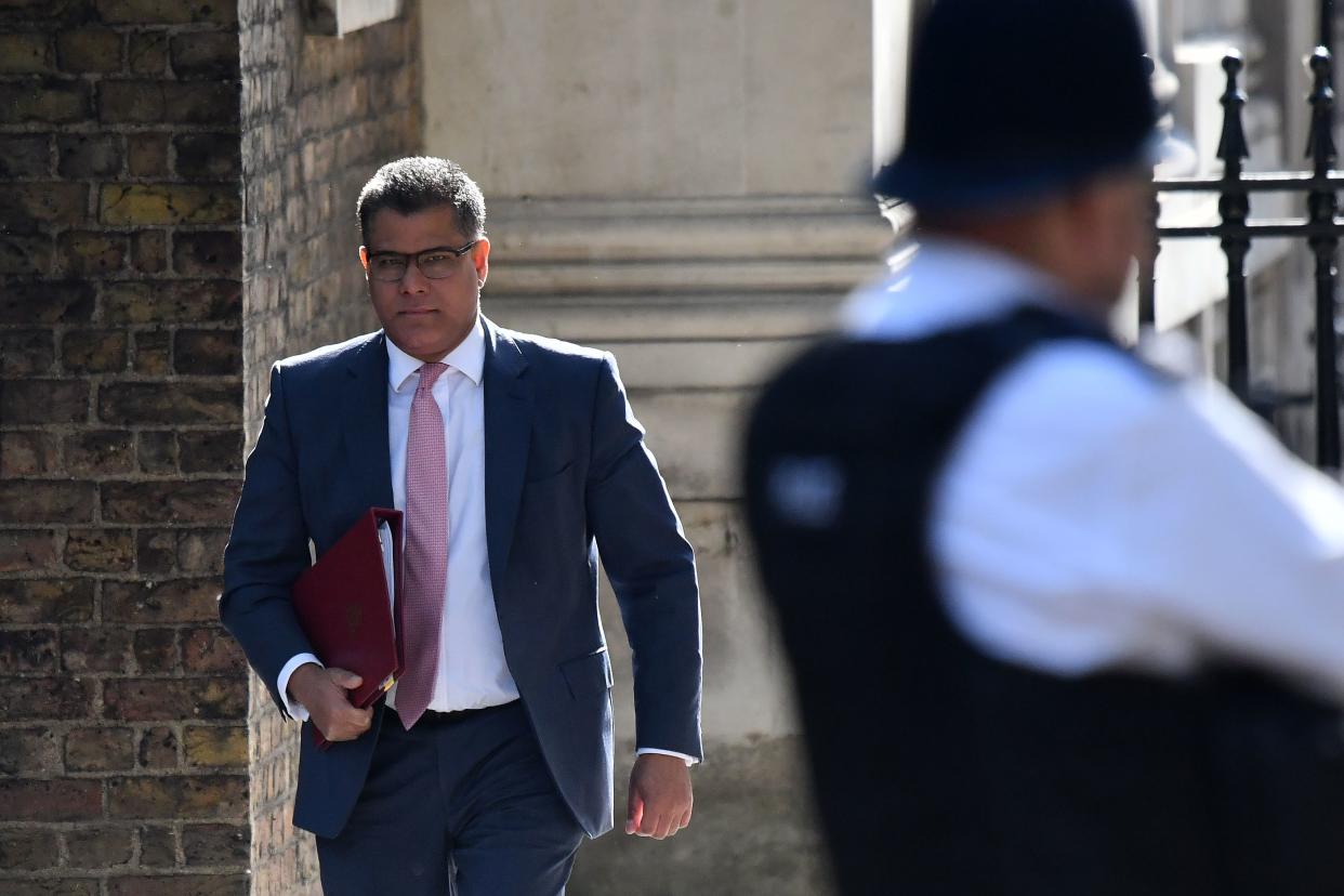 Britain's Business Secretary Alok Sharma arrives in Downing Street in London on June 2, 2020. (Photo by JUSTIN TALLIS / AFP) (Photo by JUSTIN TALLIS/AFP via Getty Images)