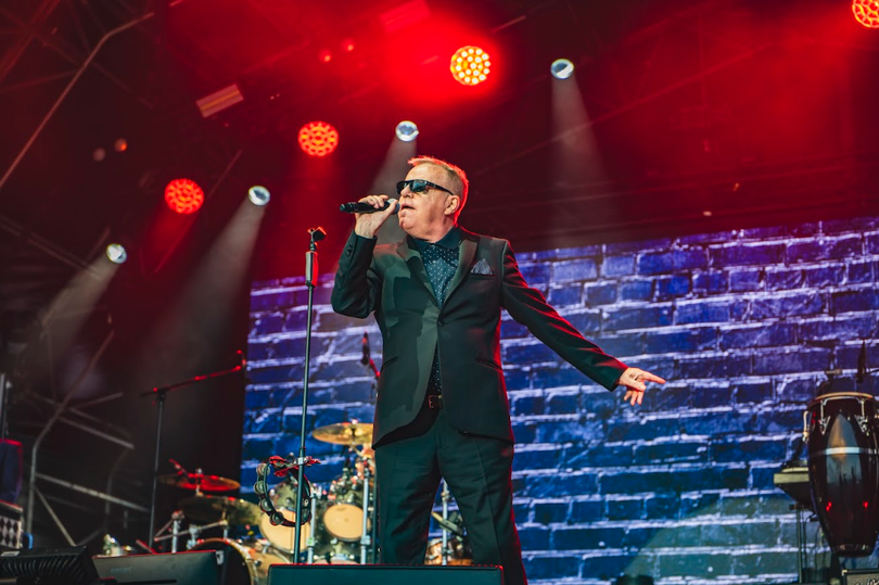 Madness' Suggs in fine voice at Plymouth Summer Sessions