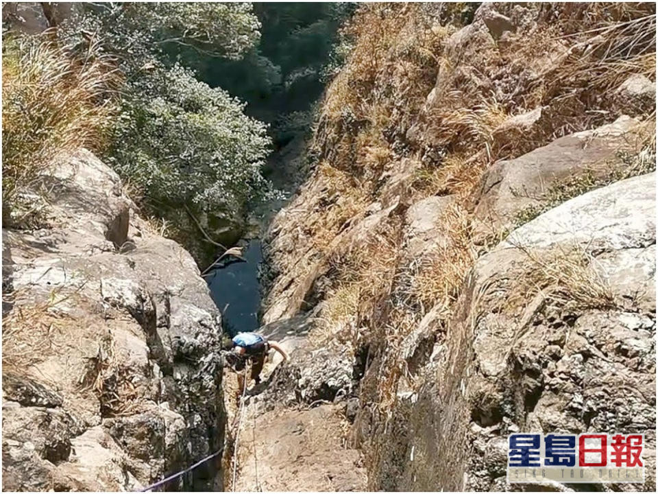 鳳壁石澗地勢險要。網圖