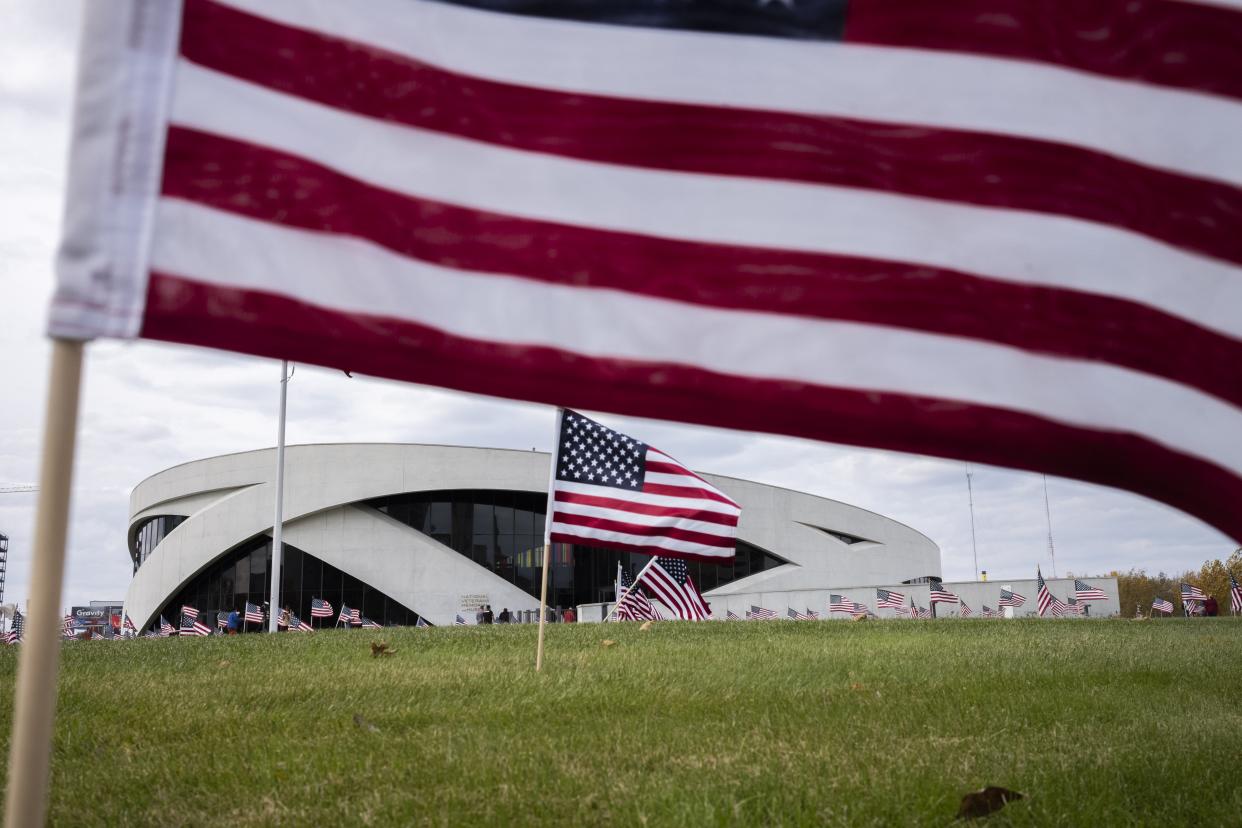 The National Veterans Memorial and Museum in Columbus, seen here in a Nov. 11, 2021 photo, will host its Veterans Day ceremony this year at 11 a.m. Friday.