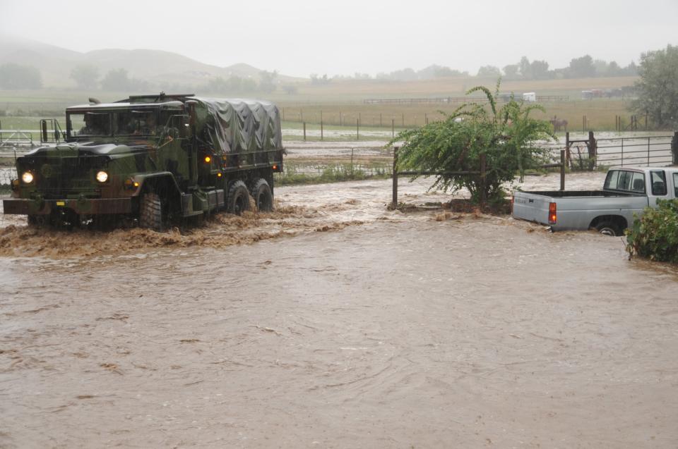 Flash floods in Colorado