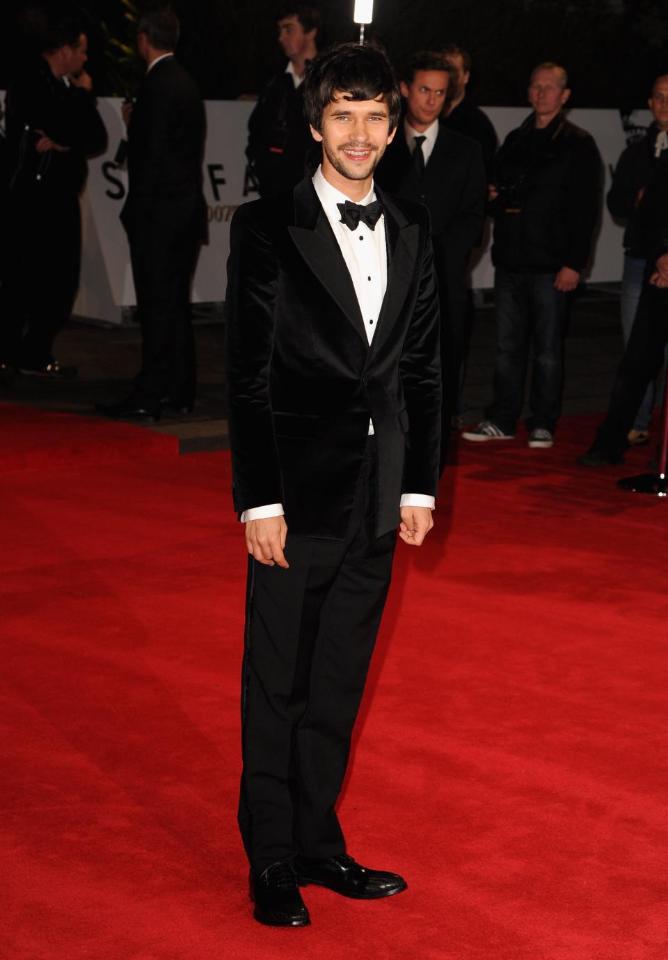 LONDON, ENGLAND - OCTOBER 23: Ben Whishaw attends the Royal World Premiere of 'Skyfall' at the Royal Albert Hall on October 23, 2012 in London, England. (Photo by Eamonn McCormack/Getty Images)