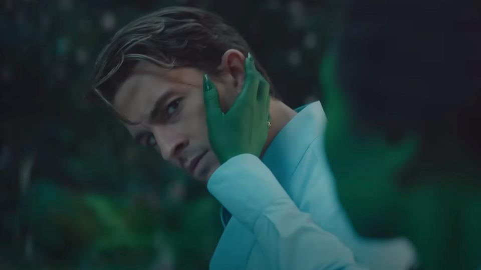 Jonathan Bailey as Fiyero in Wicked.