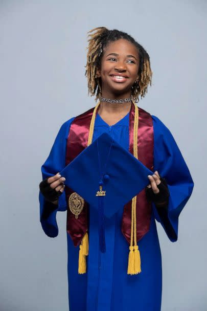 PHOTO: Alena Wicker, 12, is going to college this May and is aiming to work at NASA as an engineer. (D. Lacy Photography)