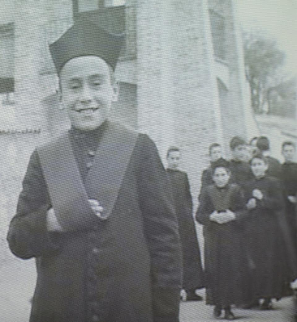 Father Celestino Gutiérrez, who entered seminary at age 12, is a native of Bercimuel, Spain – population less than 100.