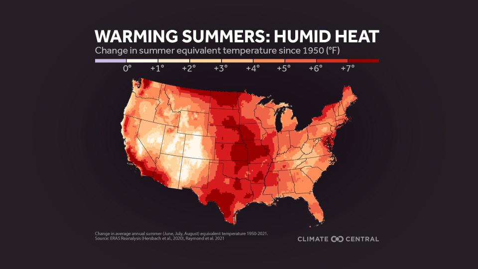 Humidity, the amount of water vapor in the air, can turn a summer day that reads 90 degrees on the thermometer to a killer day for people and pets. Track the heat index or the "real feel" temperature for the best indication of how the heat will affect you.