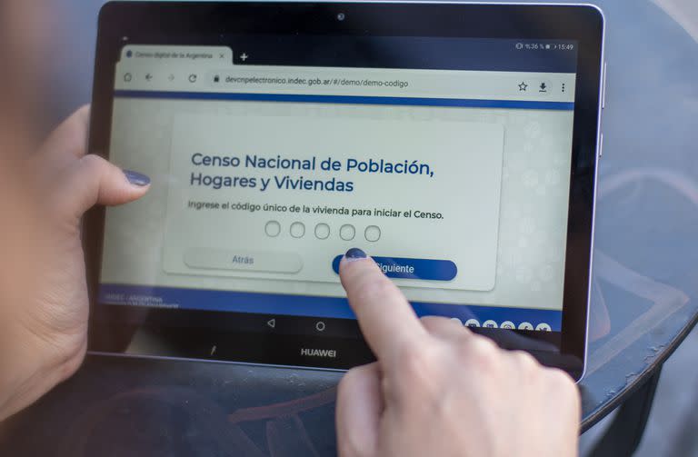 Una de las particularidades del Censo 2022 es que pude hacerse de forma online 