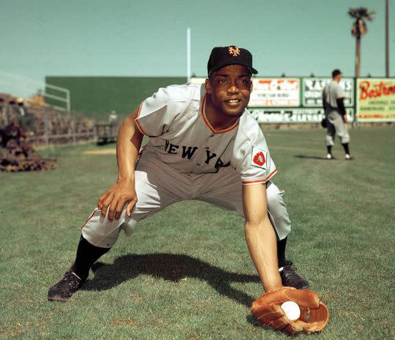 In this 1952, file photo, San Francisco Giants infielder Monte Irvin poses during spring training.