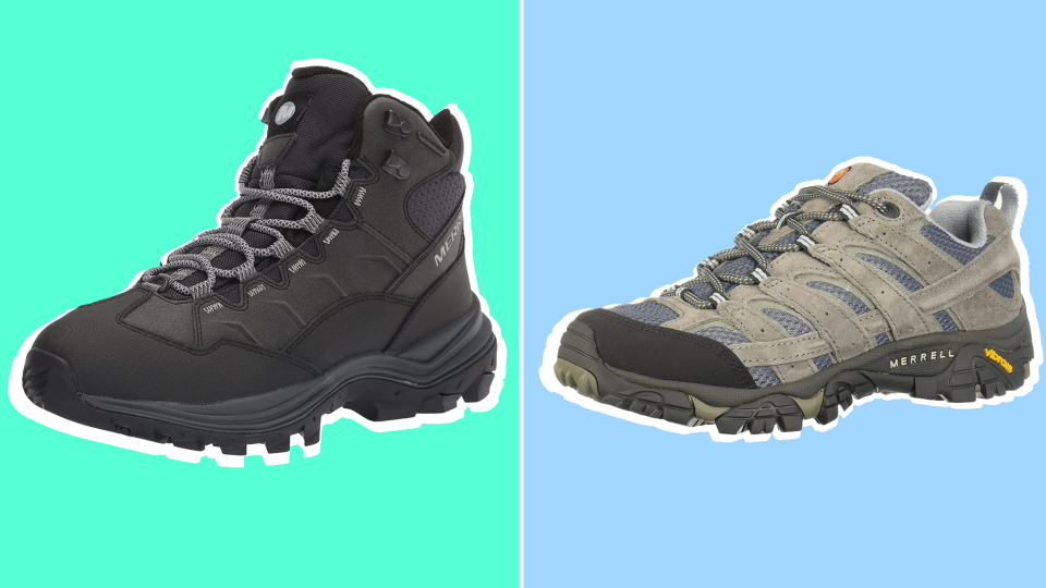 No terrain is a match for Merrell hiking shoes.