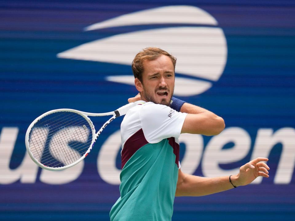 Daniil Medvedev at the 2023 US Open.