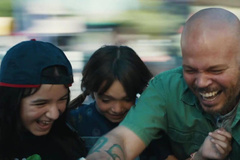 From left, Dreya Castillo, Luciana Elissa Quinonez and Residente star in "In the Summers." Photo courtesy of Sundance Institute