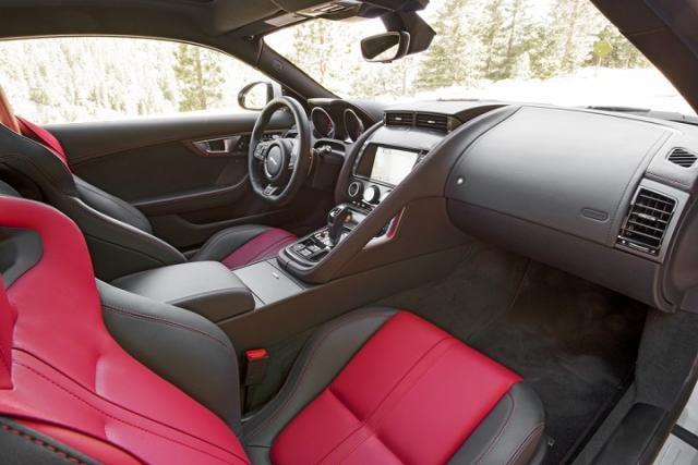 jaguar f type r coupe interior