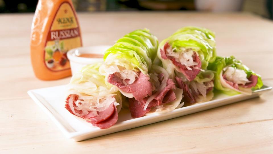 Low-Carb Reuben Wraps