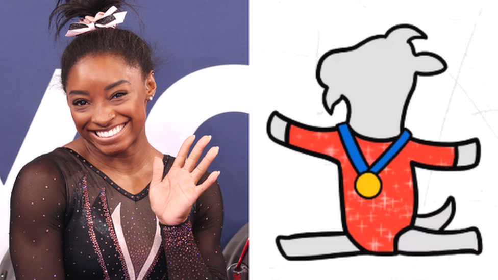 Simone Biles y su emoji en Twitter