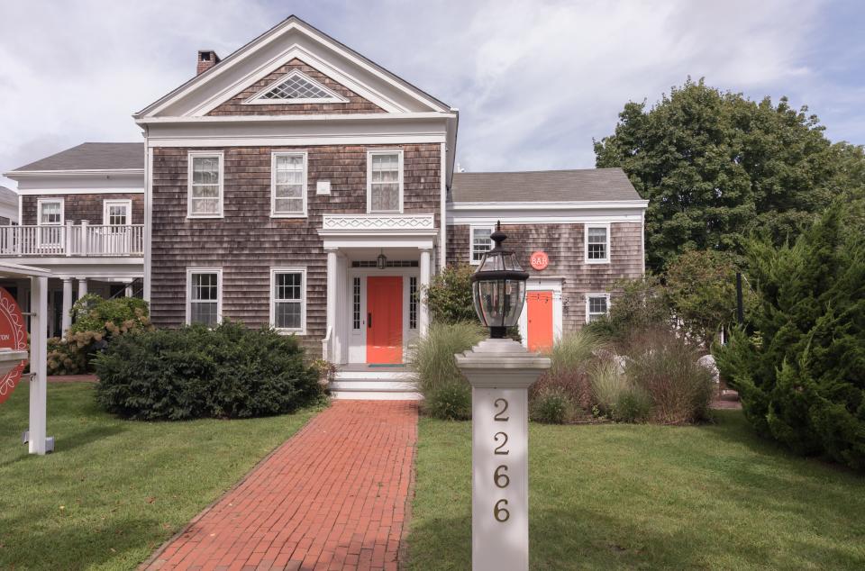 A charming view from the front of the Bridgehampton Inn.