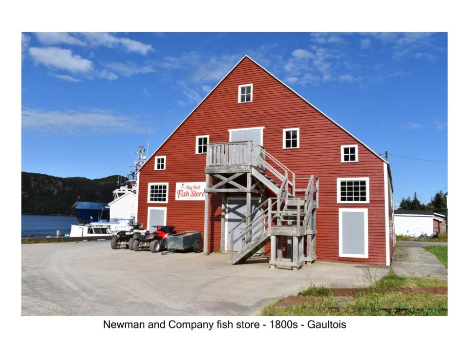 The Newman and Company fish store in Gaultois dates back to the 1800s.