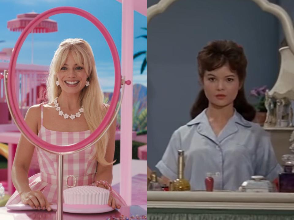 See through mirrors in both "Barbie" and "The Ladies Man."